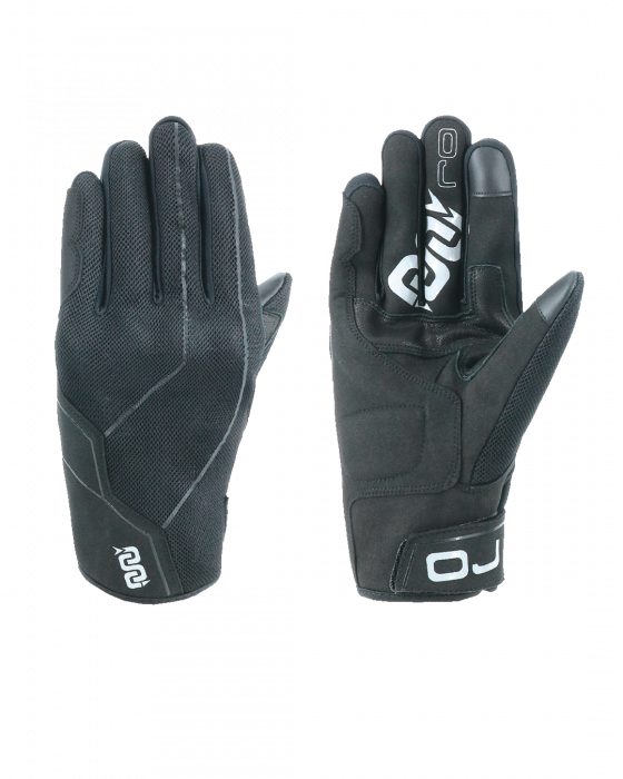 Guanti Oj Flame Man nero gloves moto summer