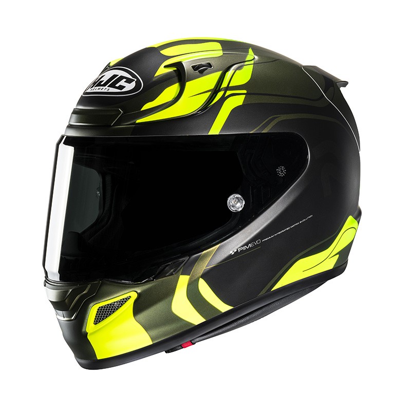 Casco integrale fibra HJC RPHA 12 LAWIN MC3 GIALLO YELLOW helmet casque