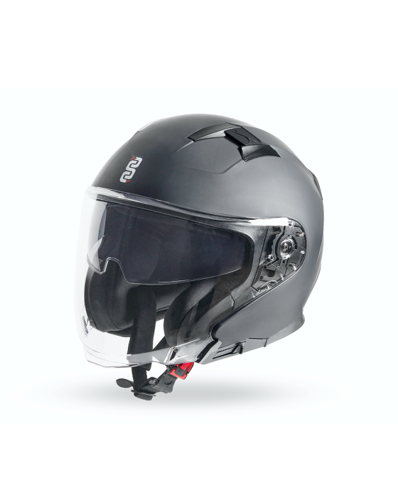 Casco Jet OJ Scatto Black Matt helmet casque