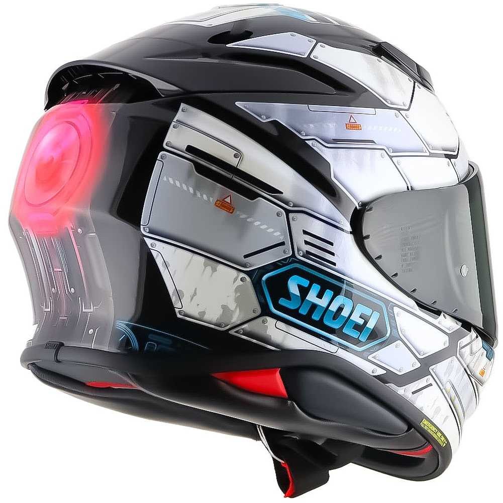 Casco SHOEI NXR 2 FORTRESS TC-6 BIANCO WHITE helmet casque