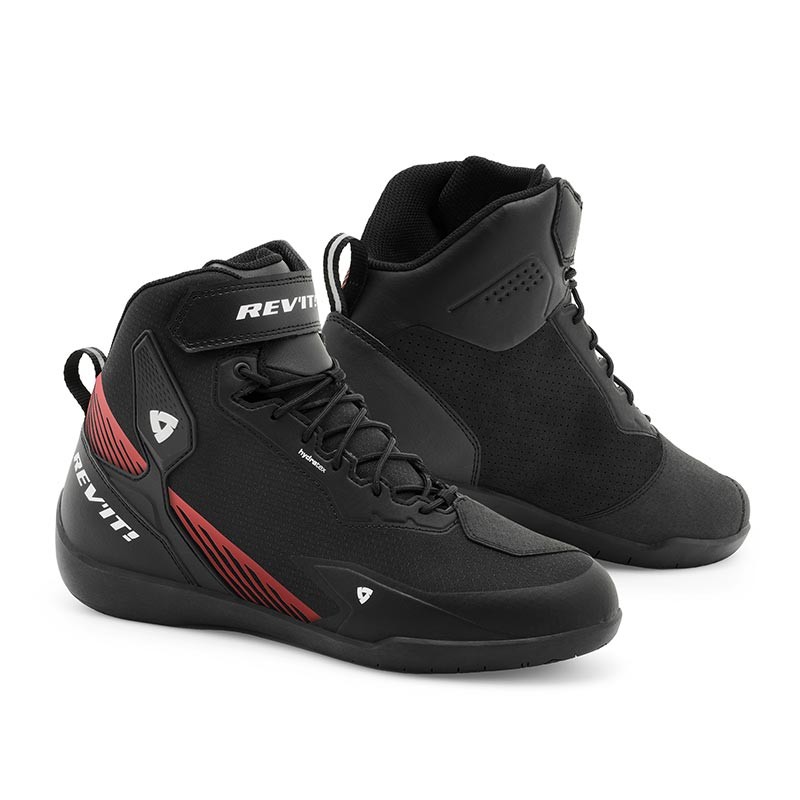Scarpe moto impermeabile Rev'it G-Force 2 H2O ROSSO RED waterproof shoes