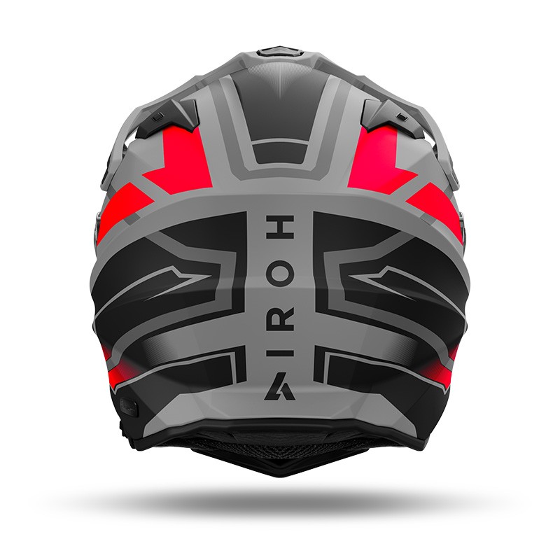 Casco Airoh Commander 2 MAVICK ARANCIONE ORANGE matt integrale moto on off adventure enduro motard helmet casque