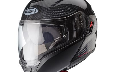 Casco modulare Caberg Levo X carbon nero helmet casque
