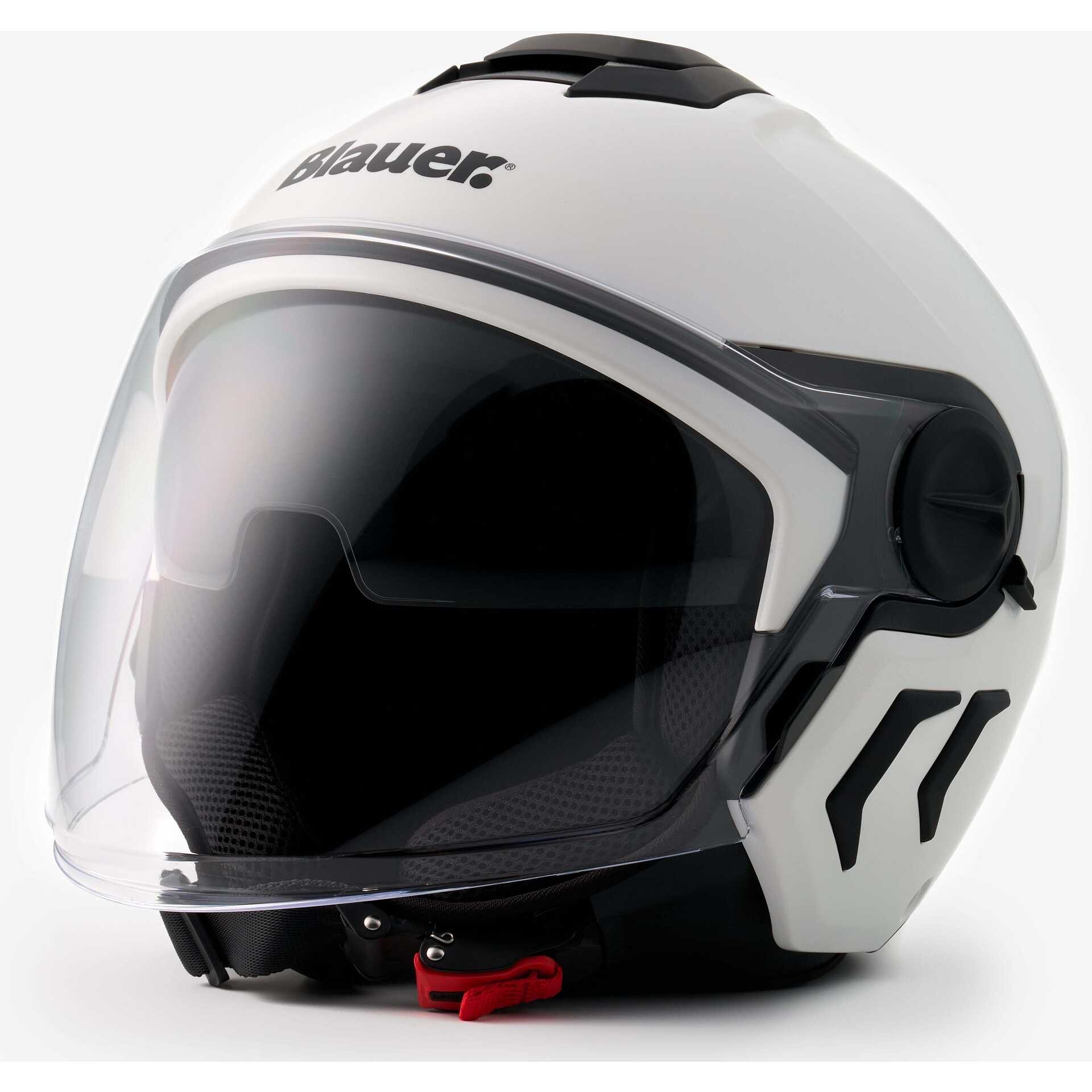 Casco jet moto scooter BLAUER DJ-01 BIANCO WHITE helmet casque