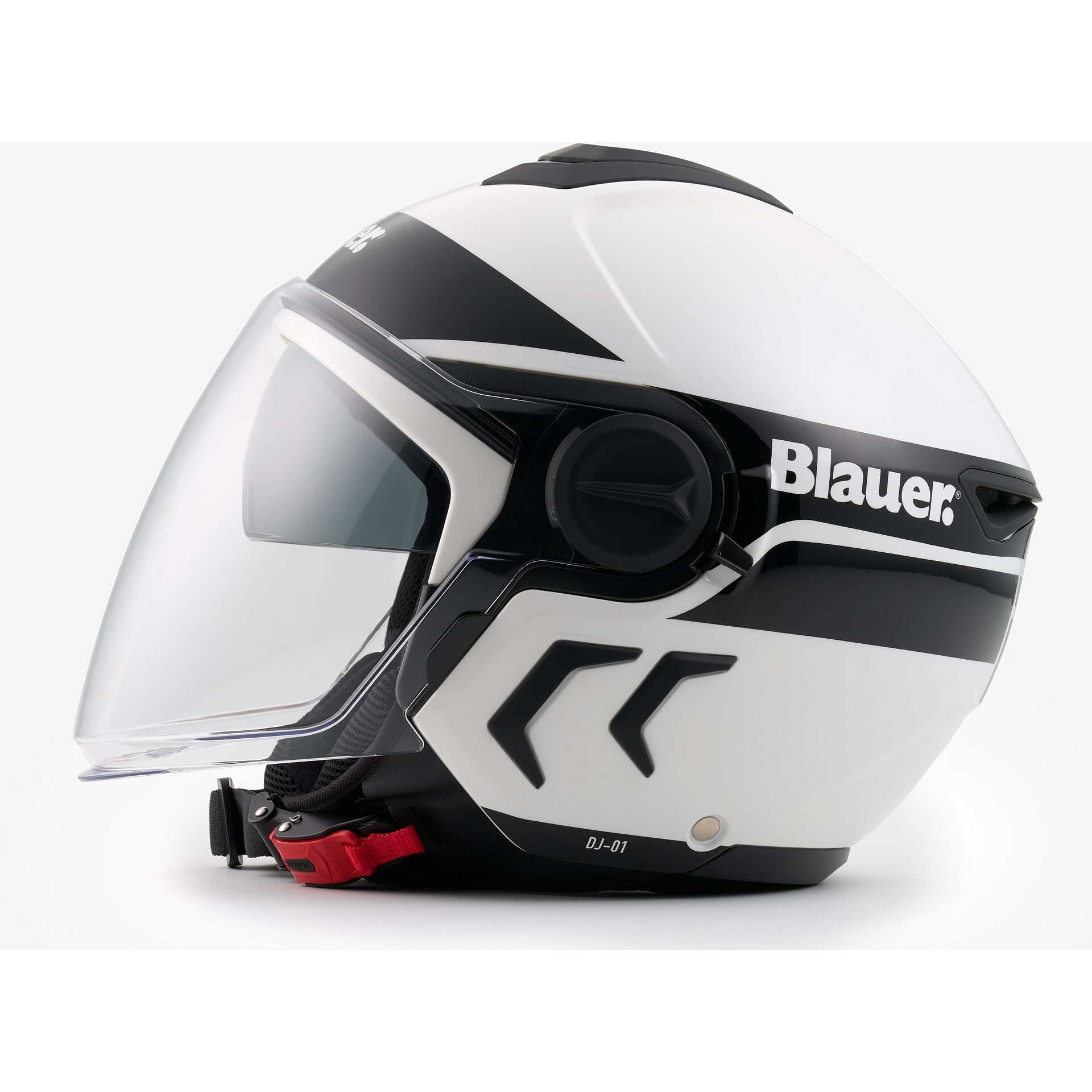 Casco BLAUER  DJ-01 GRAFICA B WHITE BLACK helmet casque