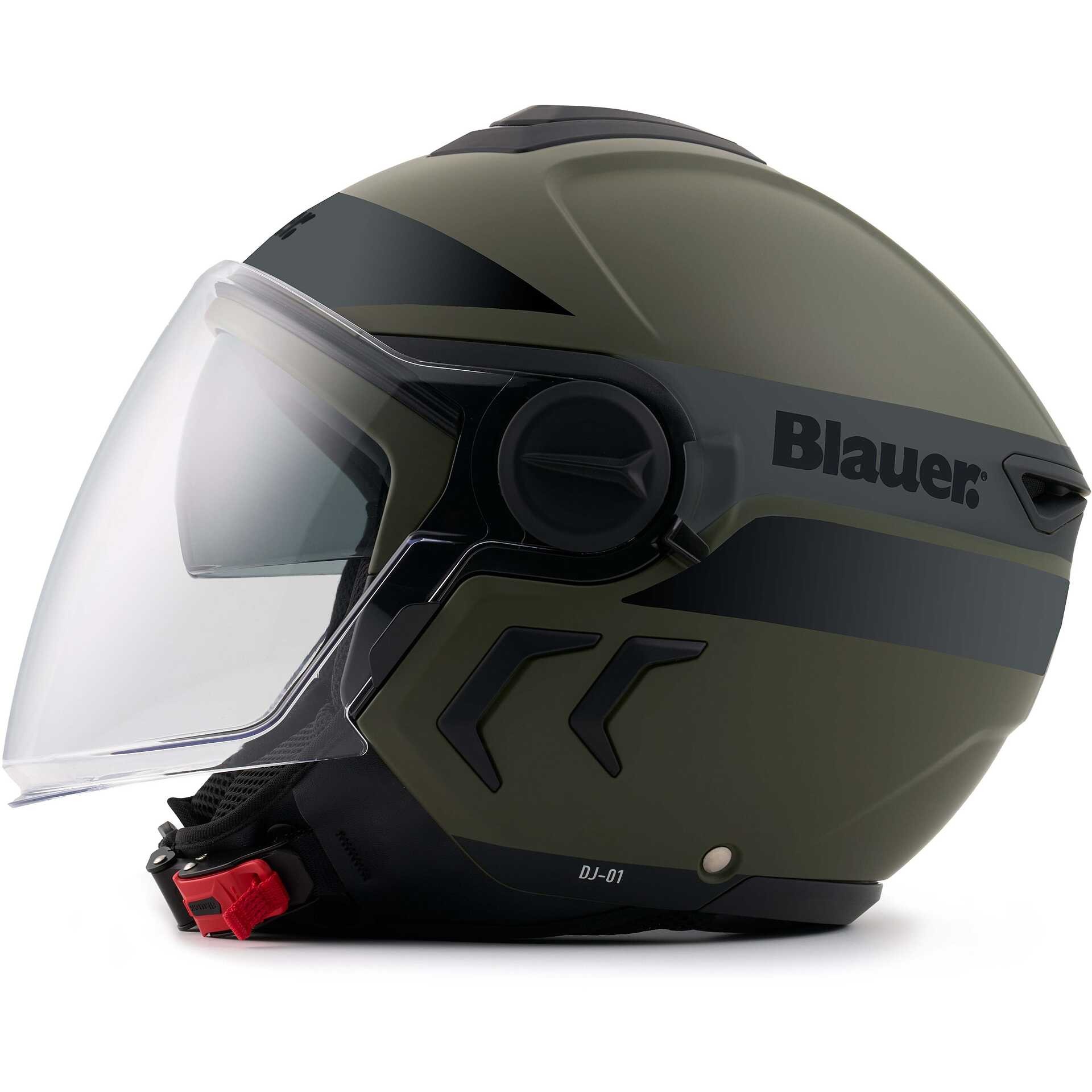 Casco BLAUER  DJ-01 GRAFICA B GREEN BLACK MATT helmet casque