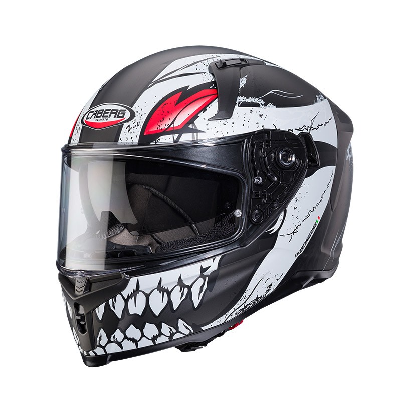 Casco integrale Caberg Avalon X Punk grey white red helmet casque