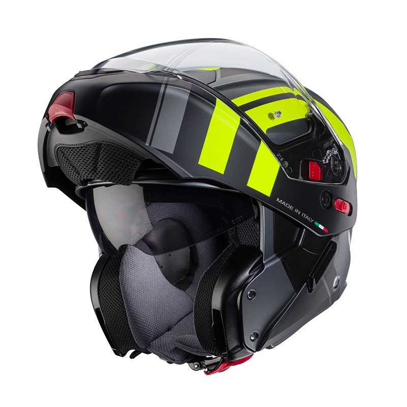 copy of Casco modulare Caberg Horus-X Road Antracite opaco giallo fluo nero helmet casque