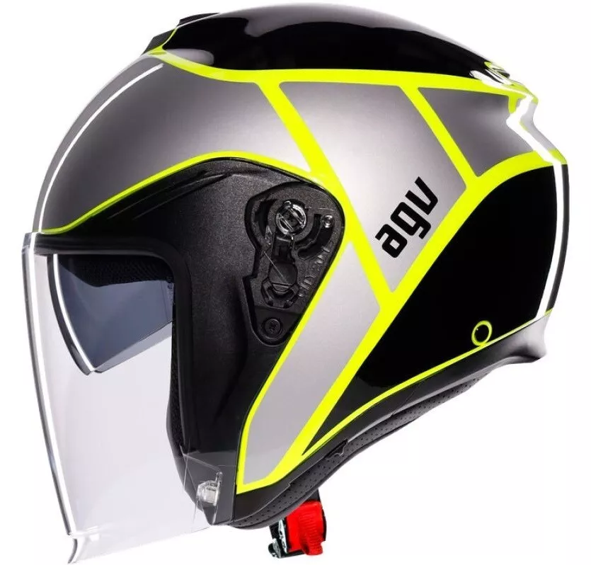 Casco Agv IRIDES Davao Grigio Giallo Silver Yellow 011 helmet casque