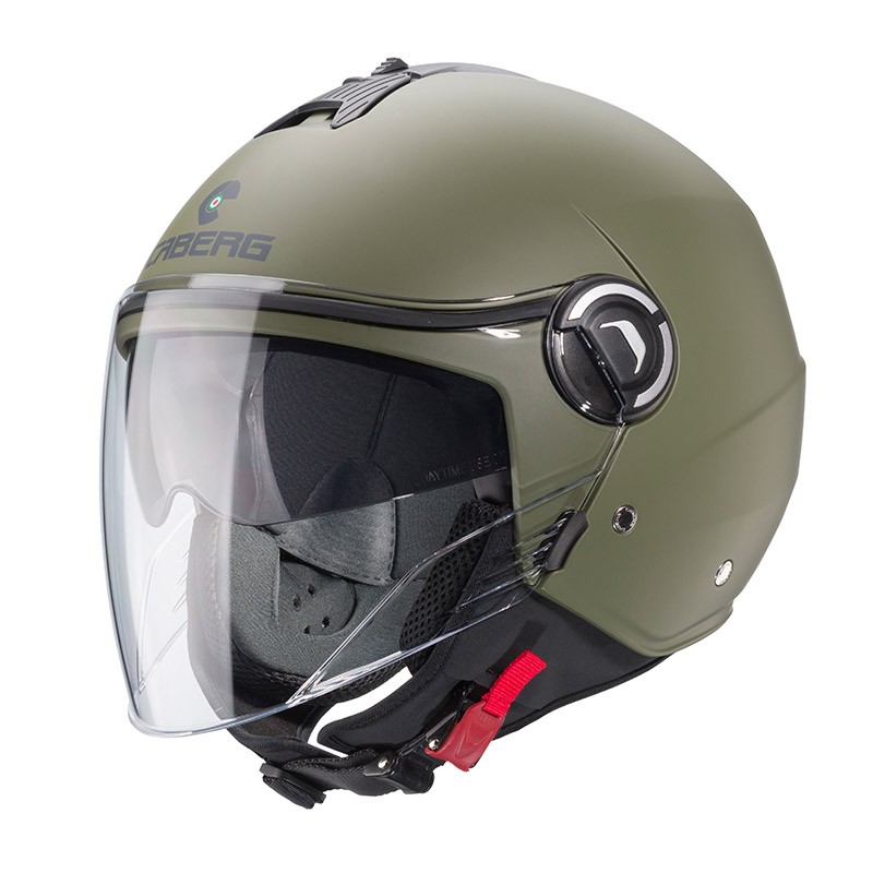 Casco Caberg Riviera V4 X matt military green helmet
