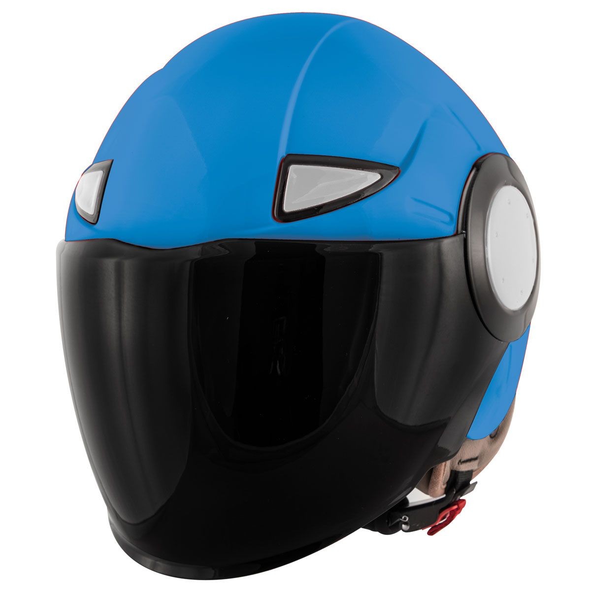 Casco Jet Kappa junior Kj05 matt light blue helmet