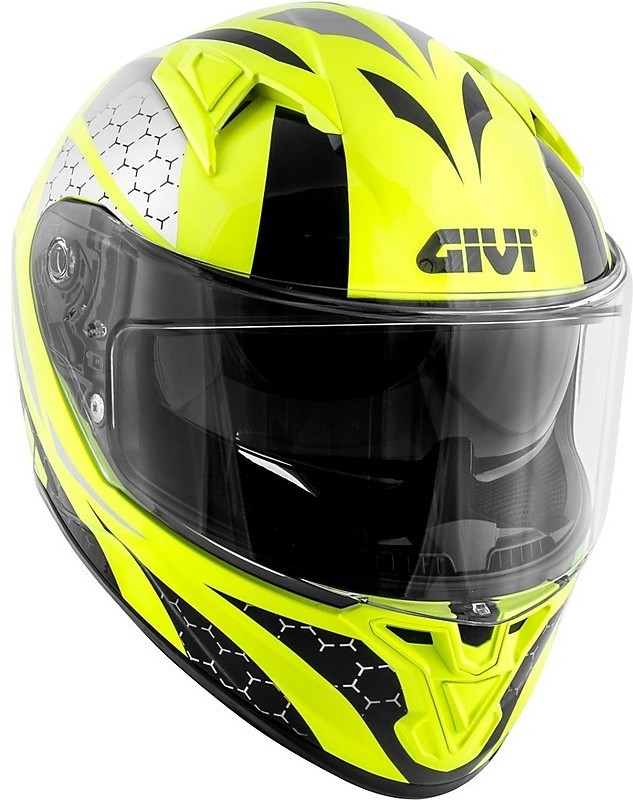 Casco integrale Givi 50.6 perseus giallo lucido nero helmet casque