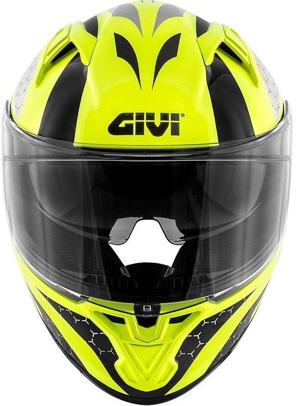 Casco integrale Givi 50.6 perseus giallo lucido nero helmet casque
