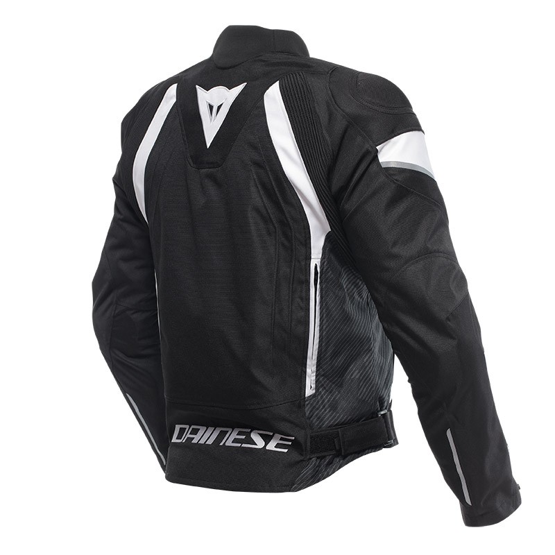 Giacca moto Dainese AVRO 5 Tex Nero Bianco Black White jacket