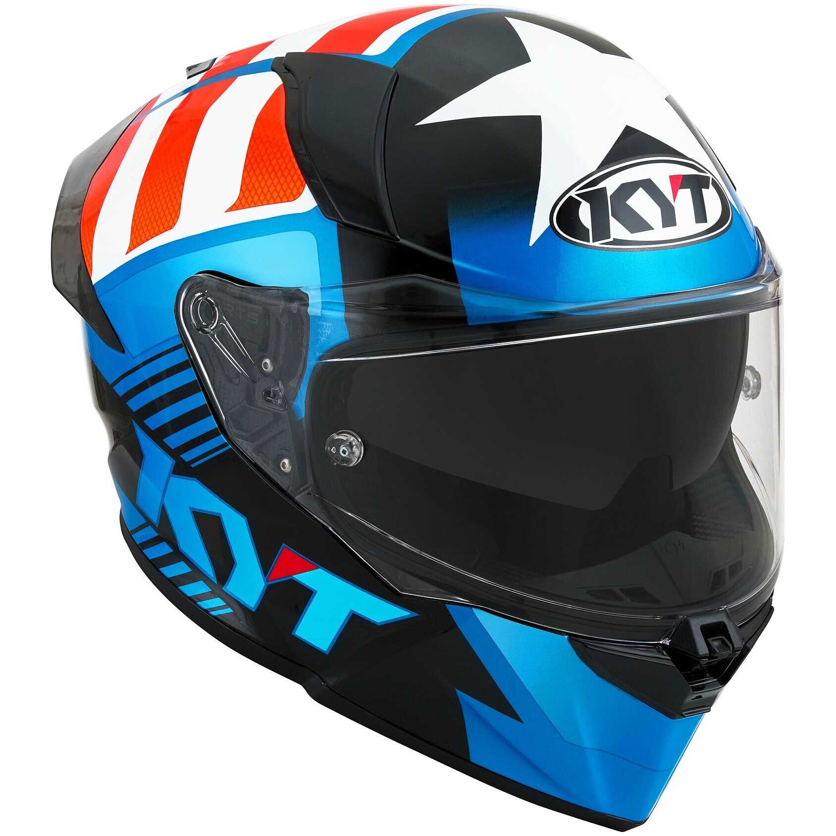 Casco integrale KYT R2R Straight helmet Casque