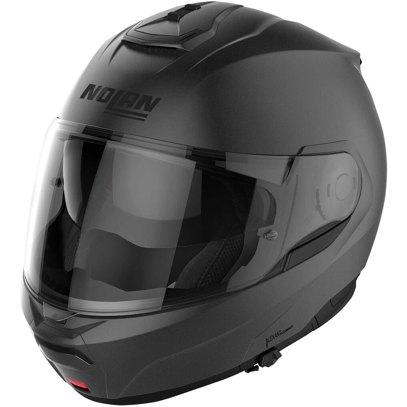 Casco modulare Nolan N100-6 Classic flat Vulcan Grey helmet casque