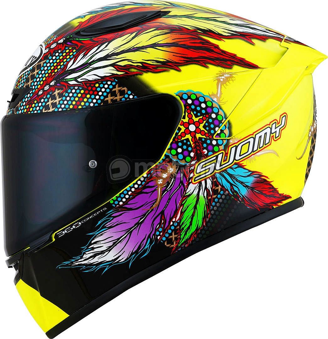Casco integrale Suomy Track-1 CHIEFTAIN Multi Yellow helmet casque