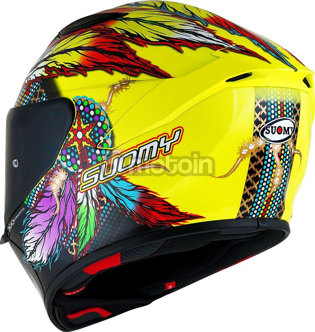 Casco integrale Suomy Track-1 CHIEFTAIN Multi Yellow helmet casque