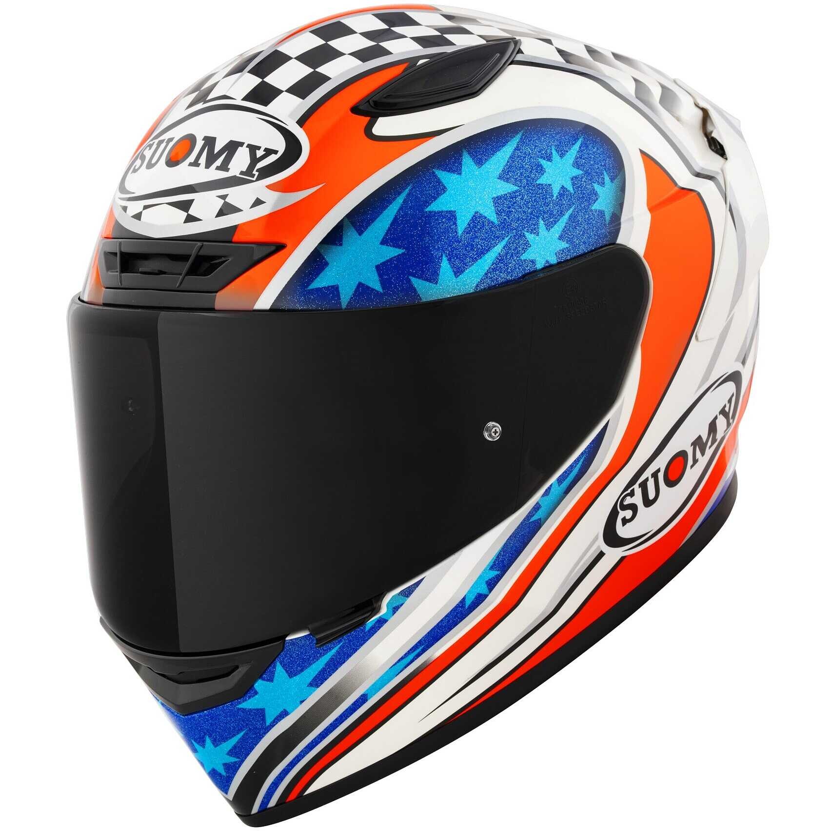 Casco integrale Suomy Track-1 Troy Bayliss Replica 2002 helmet casque