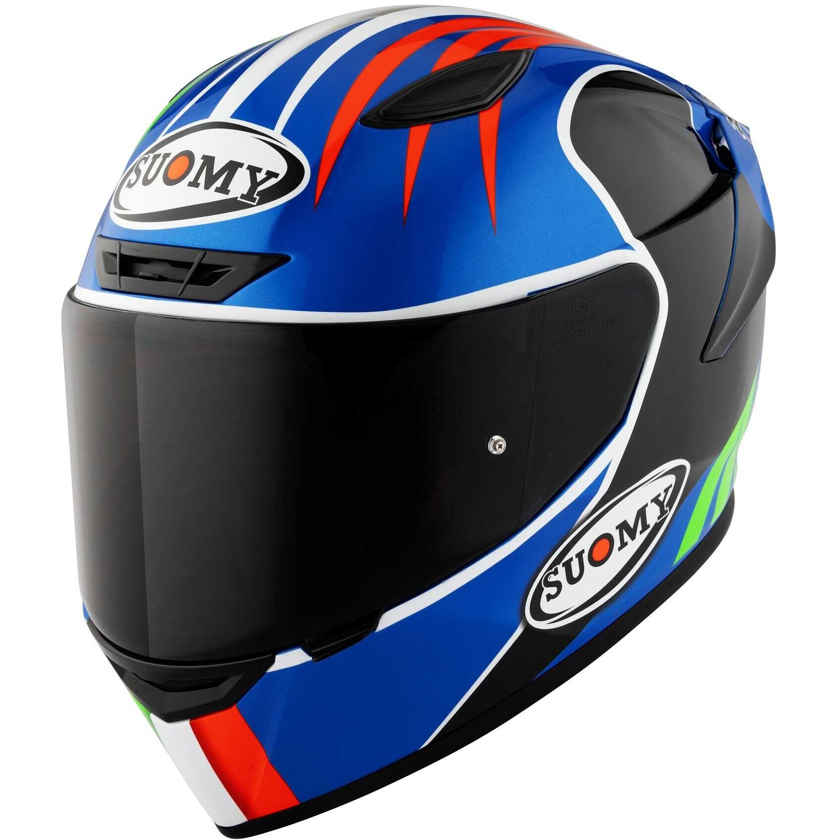 Casco integrale fibra moto Suomy Track-1 Pecco Bagnaia Mugello 2022 helmet casque