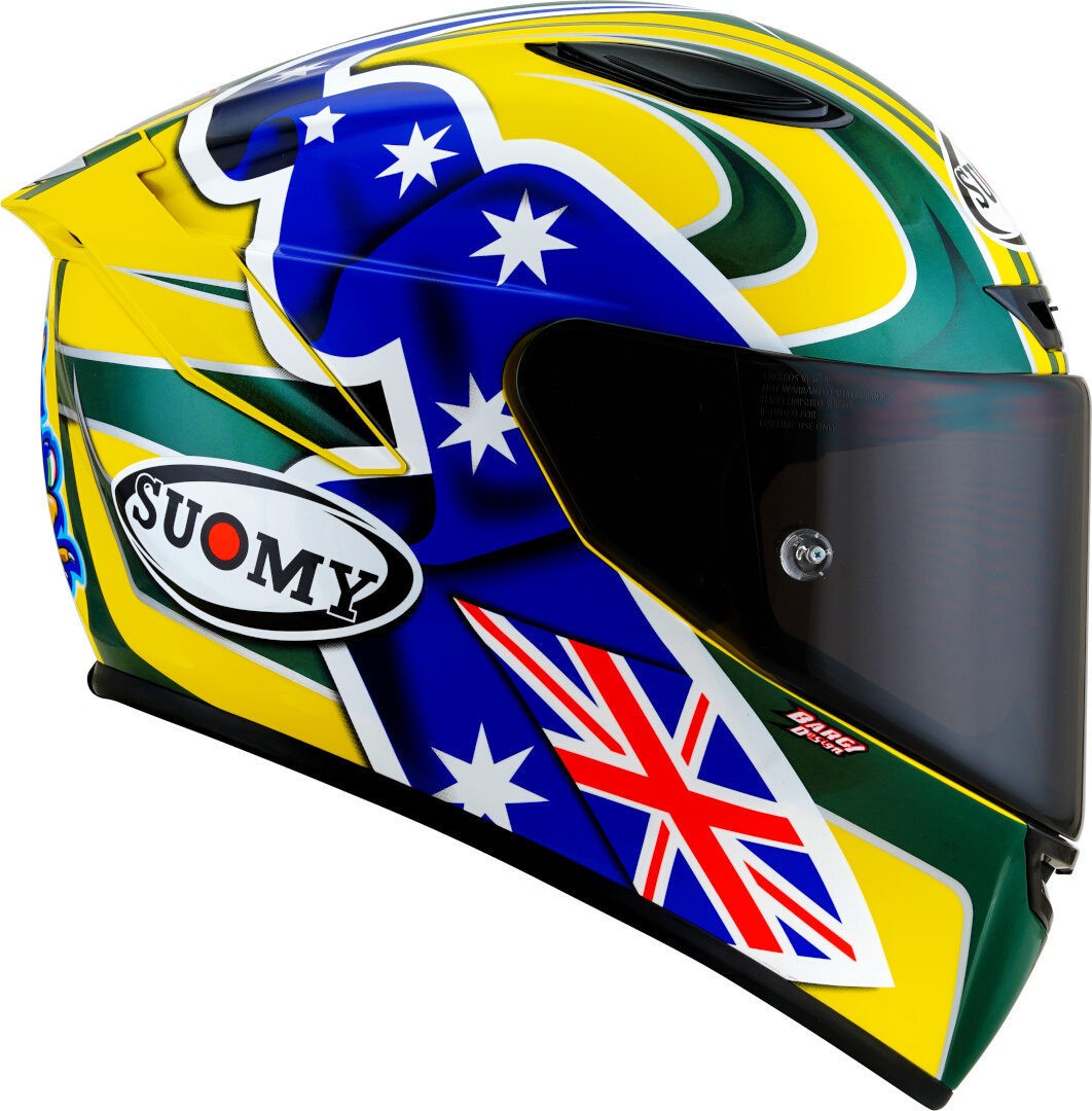 Casco integrale Suomy Track 1 Troy Bayliss Replica 2005 helmet casque