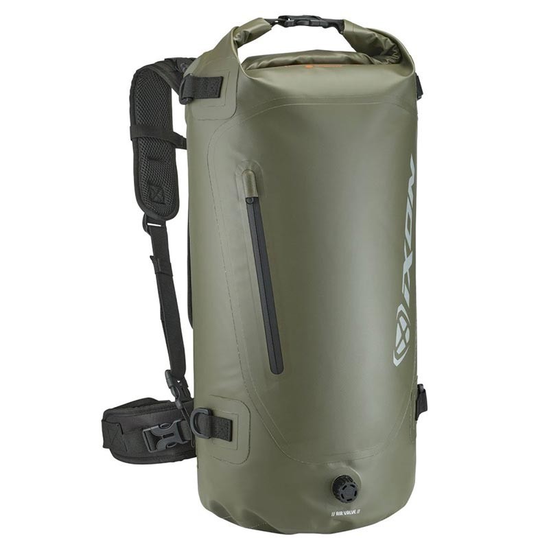 Zaino impermeabile multiuso, Ixon A-River 35 verde