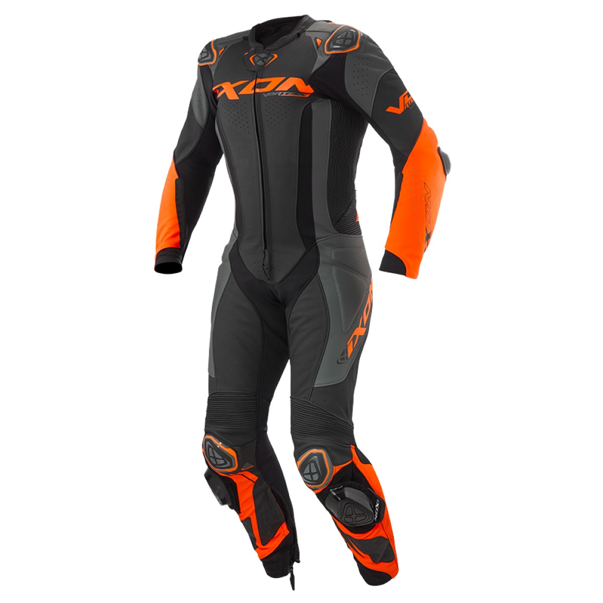 Tuta Uomo Ixon Vortex 3 black Anthracite Orange suit