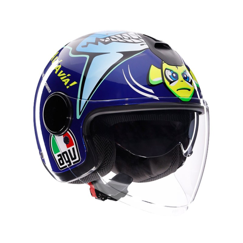 Casco jet Agv Eteres Rossi Misano 2015 helmet casque