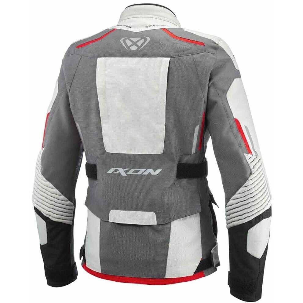 Giacca Ixon lady midgrad grey black red jacket moto