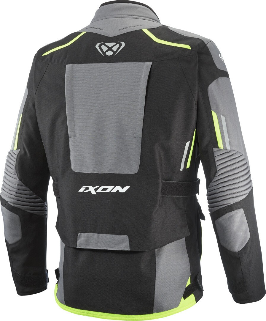 Giacca Ixon lady midgrad black grey bright yellow jacket moto