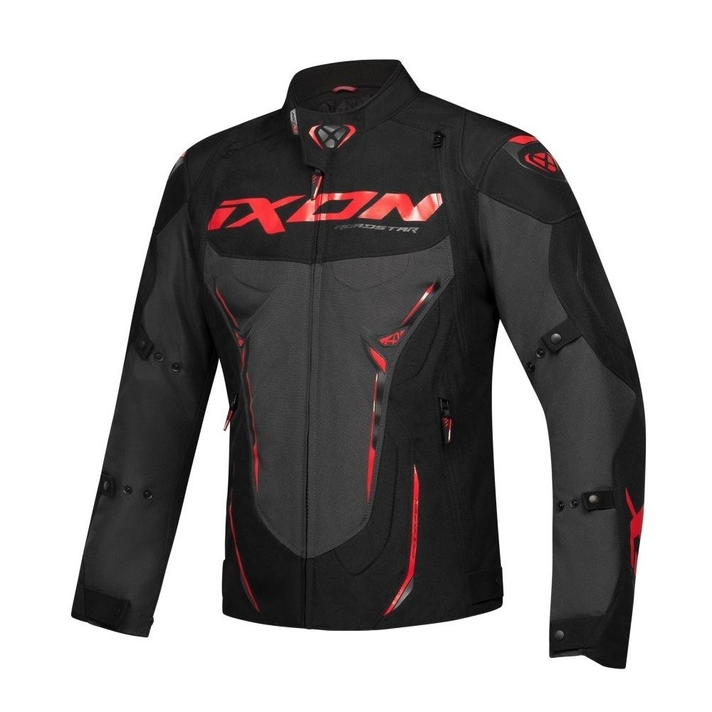 Giacca uomo Ixon Roadstar black anthracite red jacket