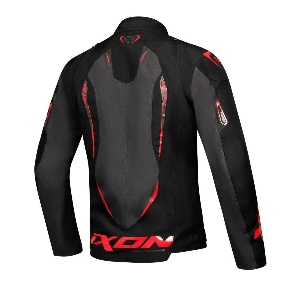 Giacca uomo Ixon Roadstar black anthracite red jacket