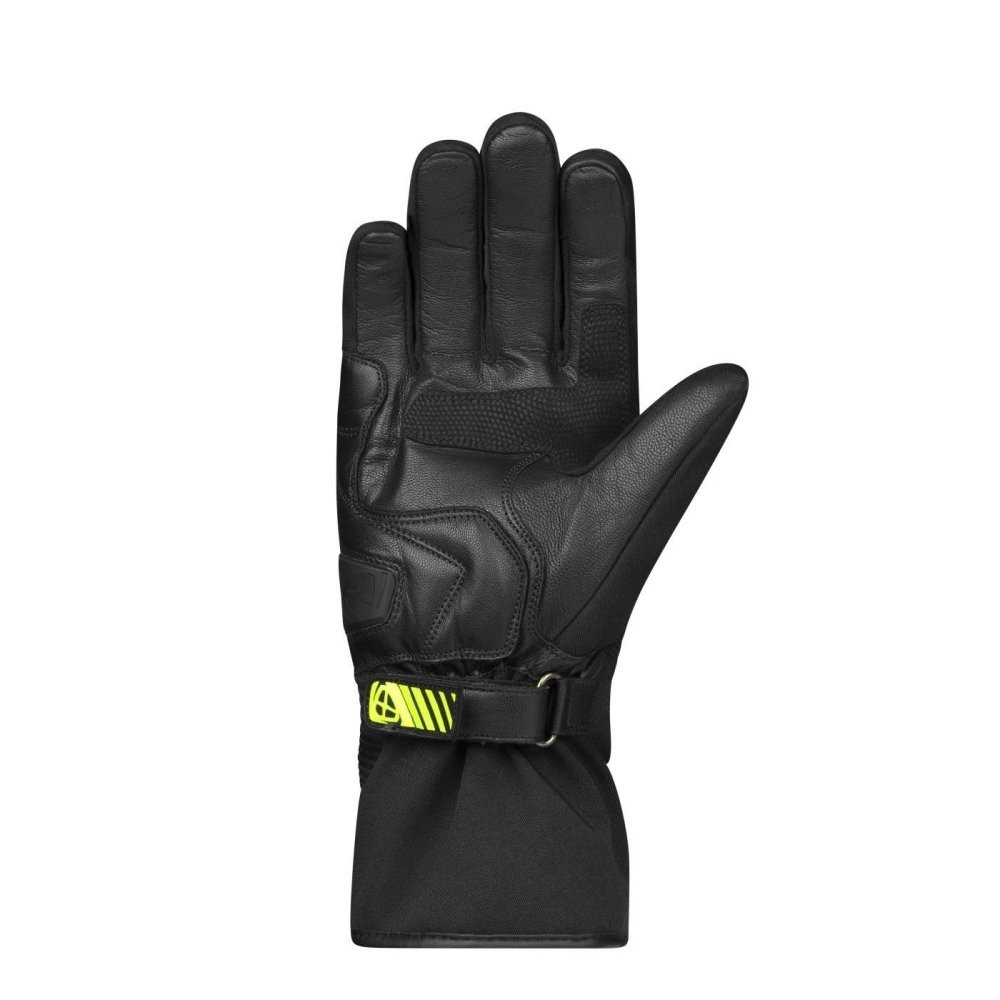 Guanti Ixon Pro Midgard uomo black grey bright yellow invernale lungo adventure gloves
