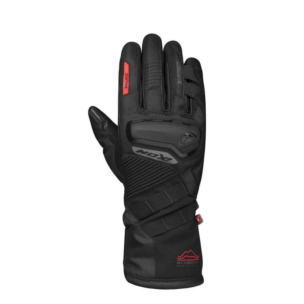 Guanti Ixon Pro Ragnar uomo black bright red invernale lungo gloves