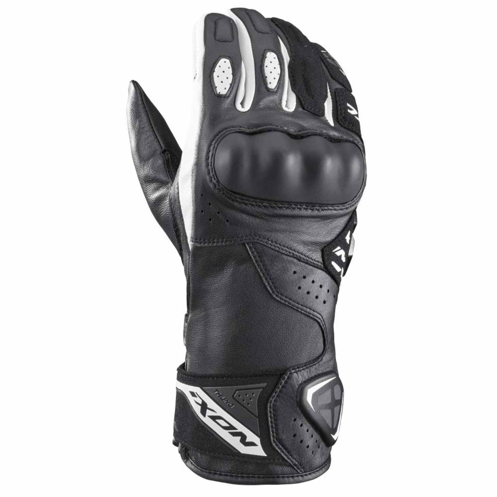 Guanti Ixon Thund uomo black white estivo lungo gloves