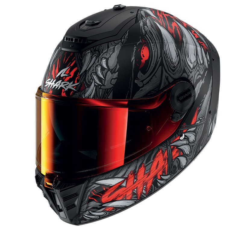 Casco integrale Shark Spartan RS Shaytan matt rosso anthracite helmet casque