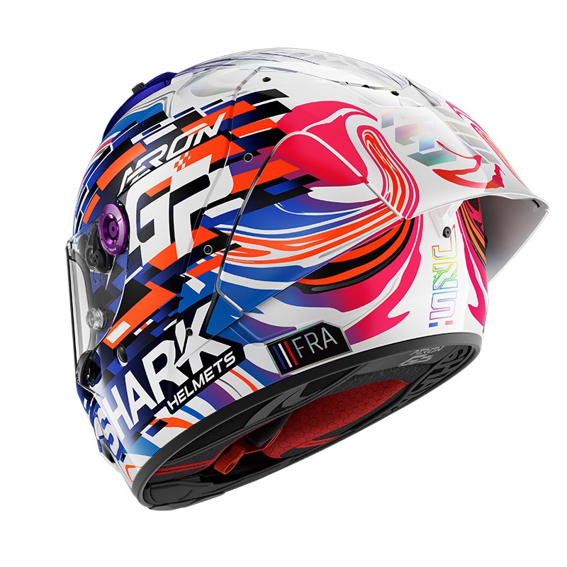 Casco integrale Shark AERON GT Zarco France Viola helmet casque