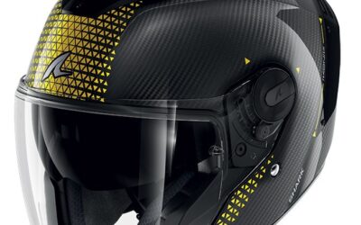 Casco jet Shark RS Jet IKONIK oro DQU helmet