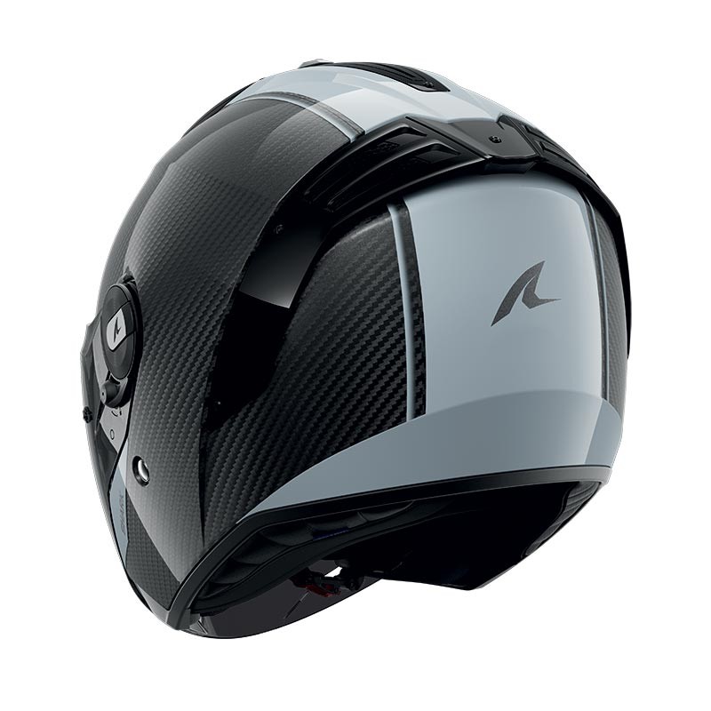 Casco jet Shark RS Jet CARBON SKIN Argento DSD helmet casque