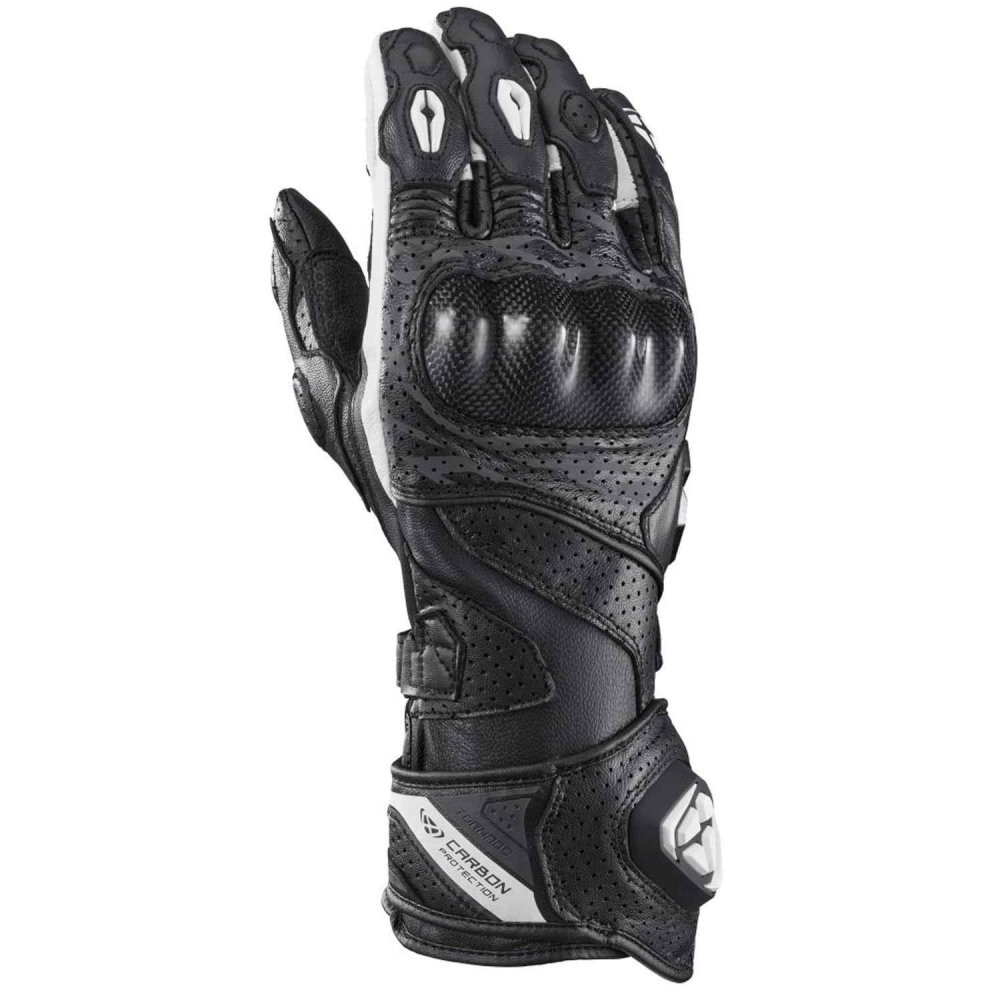 Guanti estivi Ixon Tornado Air uomo black white gloves