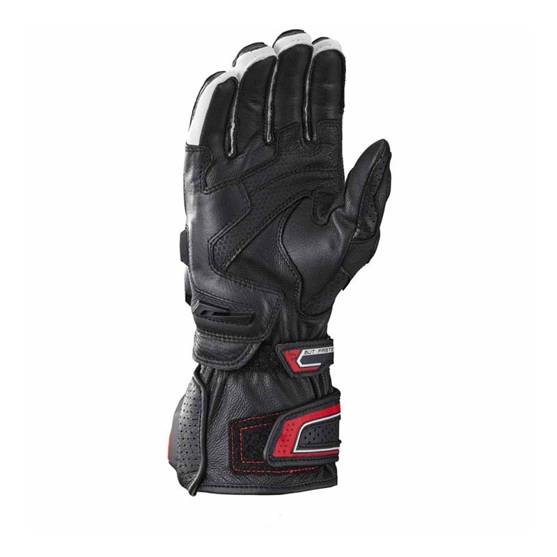 Guanti estivi Ixon Tornado Air uomo black white rosso gloves