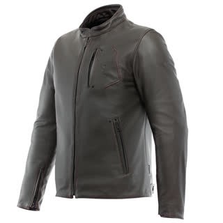 Giacca pelle Dainese Fulcro dark brown leather jacket