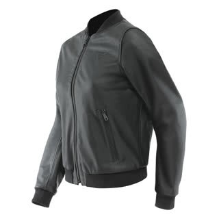 Giacca donna pelle moto Dainese Accento Lady nero jacket woman Black leather jacket