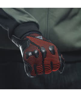 Guanti Dainese Unruly Ergo-Tek Black Red uomo winter waterproof