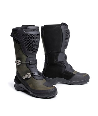 Stivali Dainese SEEKER Gore-Tex black army green boots