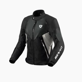 Giacca donna Revit control h2o Black Silver Lady jacket moto winter