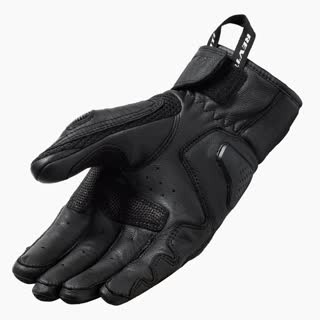 Guanti pelle uomo Revit Dirt 4 Black leather gloves