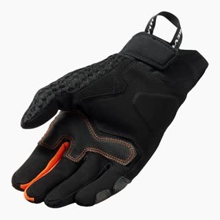Guanti Revit Veloz black arancione gloves