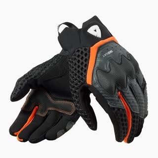 Guanti Revit Veloz black arancione gloves
