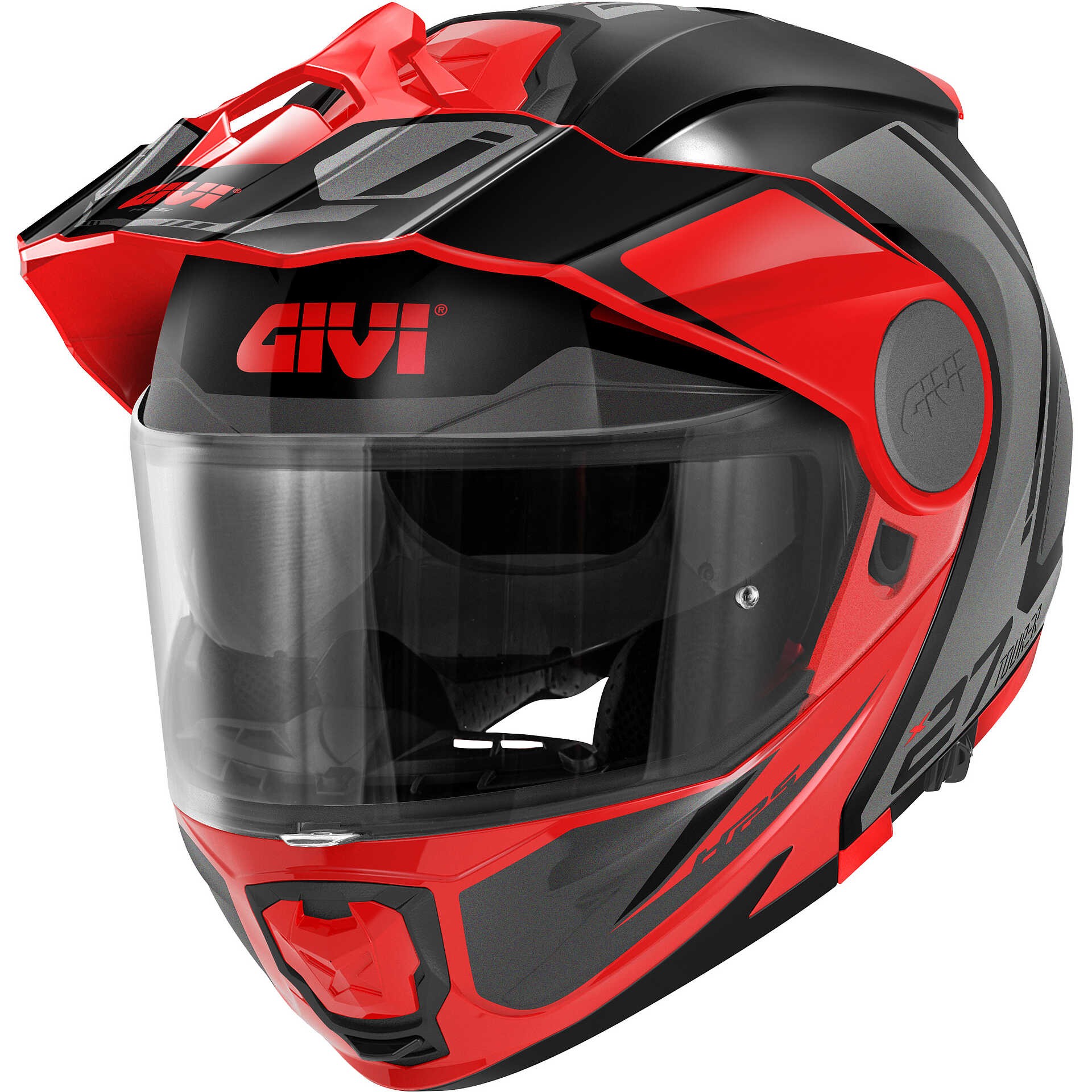 Casco modulare Givi X27 TOURER Black RED helmet casque